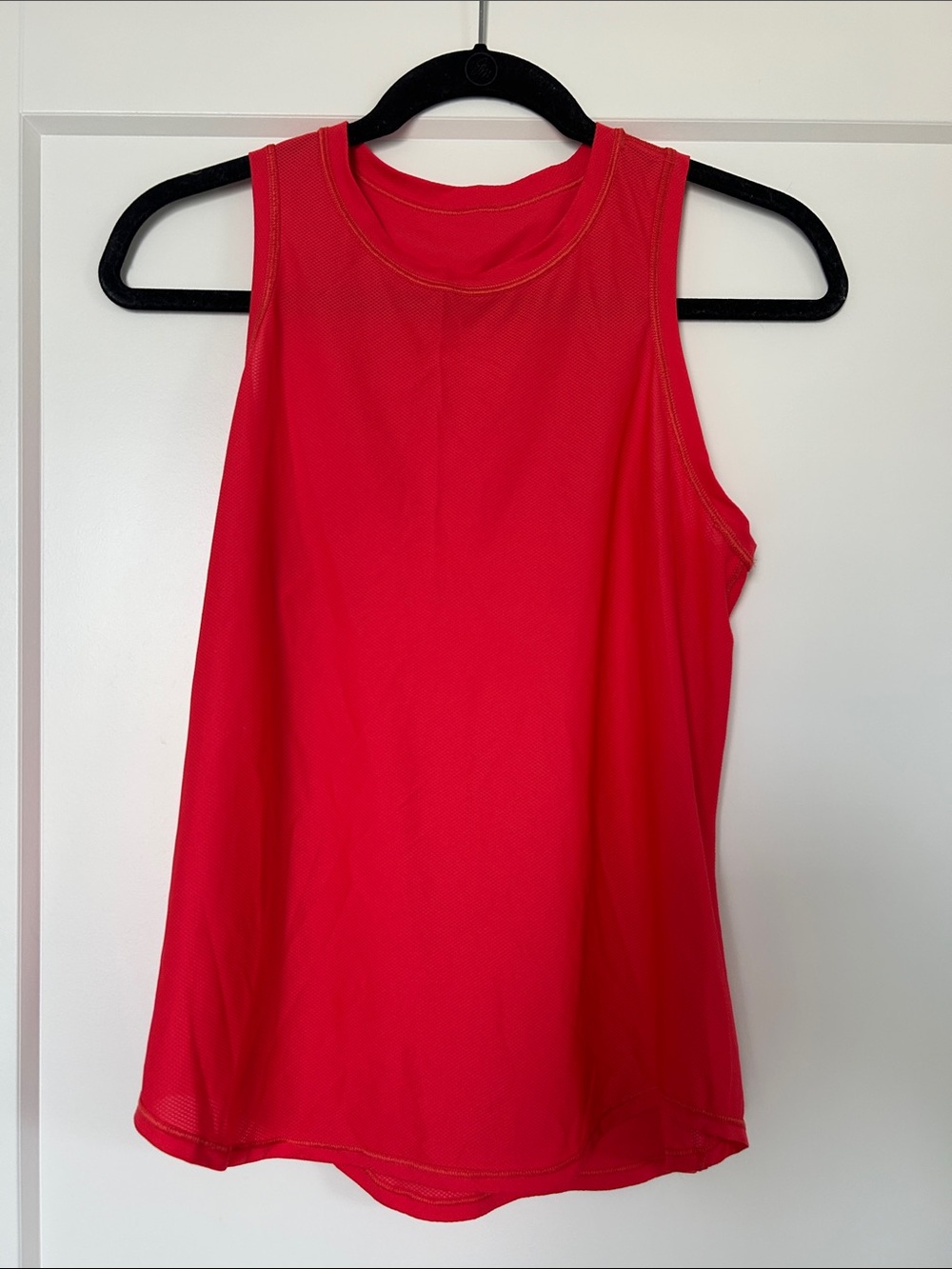 lululemon athletica Bright Red Sleeveless Athletic Tank